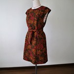 【SALE】裏付チュニックワンピース　着物リメイク
