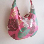 (0205)斜めがけショルダーバッグ*ハワイアン*ピンク