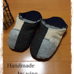 バブーシュタイプのルームシューズD