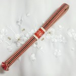 真田紐帯締め 三分紐 赤紺