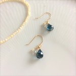 18k  `　小さめロンドンブルートパーズ　`　深海　  