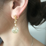 星の水☆。.:＊・゜小さな金魚鉢ピアス【アシンメトリー】
