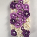 毛糸のお花のiPhone6/6s専用ハードケース