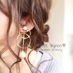 2way double hoop *earrings*