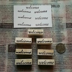 ✴～✨選べる書体【welcome】横幅約3.4㎝✨～✴スタンプ＊はんこ