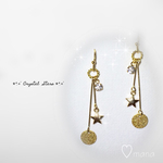 ♡new♡ クリスタルとお星様のピアス ✭*イヤリング ♡