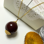 送料無料💝ひと粒チョコのネックレス