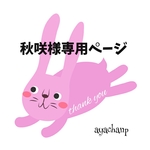 秋咲様専用ページ