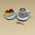 ミニチュア♡ショートケーキ&レモンティー