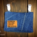 移動ポーチ   デニム⑰  移動ポケット