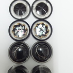 23～25ｍｍ◇10個入◇　♡ラスト再々販♡　ブラック　ペアアソート春夏ボタン