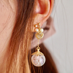✳︎akane0806様オーダー品✳︎お花畑とシェルのピアス