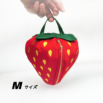 いちごポーチ 【M】赤　★受注制作★