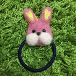 羊毛うさちゃんヘアゴム