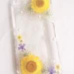 フラワーフィールドiPhoneケース