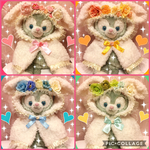 sayuri0710様専用ジェラトーニ用4種類のフラワーブーケうさ耳ポンチョセット★