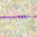 maetomochi 様専用購入ページ