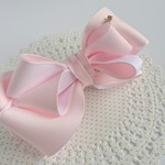 春桜色 ゆるふわリボンバレッタ