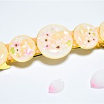 春の桜バレッタ