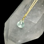 Green Quartz.天然石グリーンクォーツネックレス(受注作品)