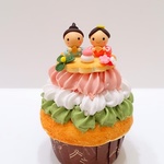 ひな祭りカップケーキ