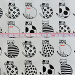 ＊55cm×50cm＊ オックス生地 いろんなねこちゃん