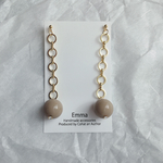 bubble bowl pierce / earring《grey》
