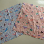 約39×39  ランチョンマット  ピンクブルー2枚セット