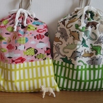 お着替え袋 (巾着) ☆ キッズ柄