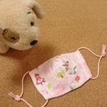 ベビー👶リバーシブル立体マスク⑭赤ずきん×しずく
