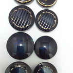 18&20ｍｍ◇8個入◇　ブルー　親子ペア秋冬ボタン