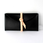 ori long wallet #black / 折りロングウォレット　＃黒 x #ベージュ