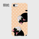 【猫の絵】スマホケース005b