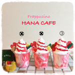 再販☆大人気☆ストロベリーミルクフラペチーノ  ハートチョコレート フェイクフラペチーノ フェイクスイーツ