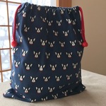 【mamayu4141様お取り置き】レッスンバック＋上履き入れ＋運動着入れ＋お道具入れ　入学入園　フレンチブルset