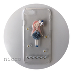 【再販×9】パーティーガール（年中ver.)ブルー（iPhone全機種.Xperia.galaxy）