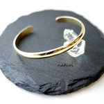 【luna】brass moon bangle