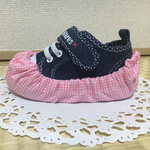   靴カバー☆ピンクチェック