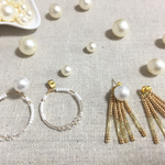 2wayピアス♡パール♡