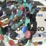 【1連25コセット】czech beads #チェコビーズ oval 12✖️9㎜ mixアソート A