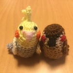 こよリンゴさま♡再販: ご注文専用ページ: オカメインコちゃん& スズメちゃんペアセット