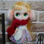 るびぃ20[ウィンターレトロワンピ4点セット]ブライス アウトフィット Blythe