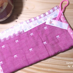 🎀　ループ付6重ガーゼタオル　🎀