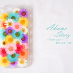 花物語「百花」/Flower Case/押し花ケース/【iphone&xperia&Galaxy対応】