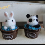 ＊miniカップ　うさちゃん　お風呂＊