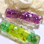 紫陽花プリザーブドフラワー グリーンとパープル