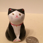 [再販3]はちわれ猫のお出迎え 送料無料