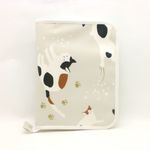 B6サイズの手帳・ブックカバー（ワイド）「くろ・しろ・ちゃ」