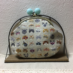 おめかしキャット がま口ポーチ