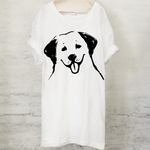 ラブラドールレトリバー　 Tシャツ （ホワイト）犬
